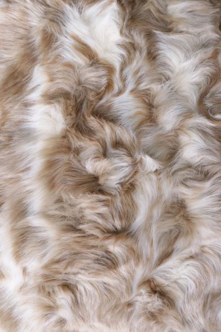 Heirloom Exotic Faux Fur - Cushion / Throw -  Vintage Squirrel - Fawn image 6